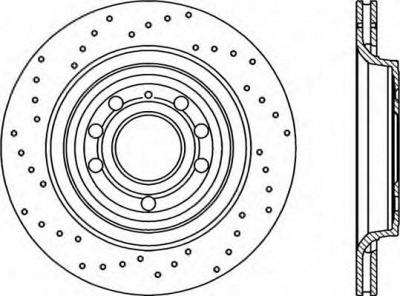 OPEN PARTS bdrs199225 -  Тормозной диск